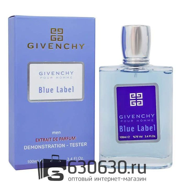 Tester Color Box Givenchy "Blue Label Pour Homme" 100 ml