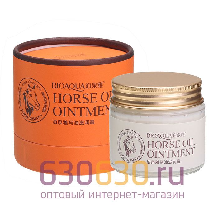 Отбеливающий, увлажняющий крем против морщин BIOAQUA "Horse Oil Ointment" 70g