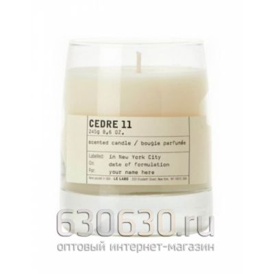 Ароматическая свеча для дома Le Labo " Cedre 11" 245 gr