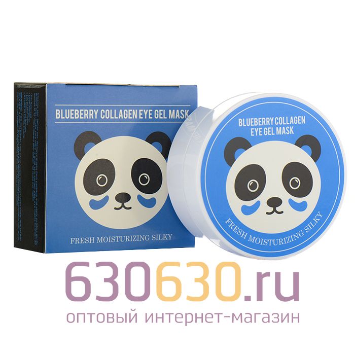  Гидрогелевые патчи Panda Blueberry Collagen Eye Gel Mask 60шт