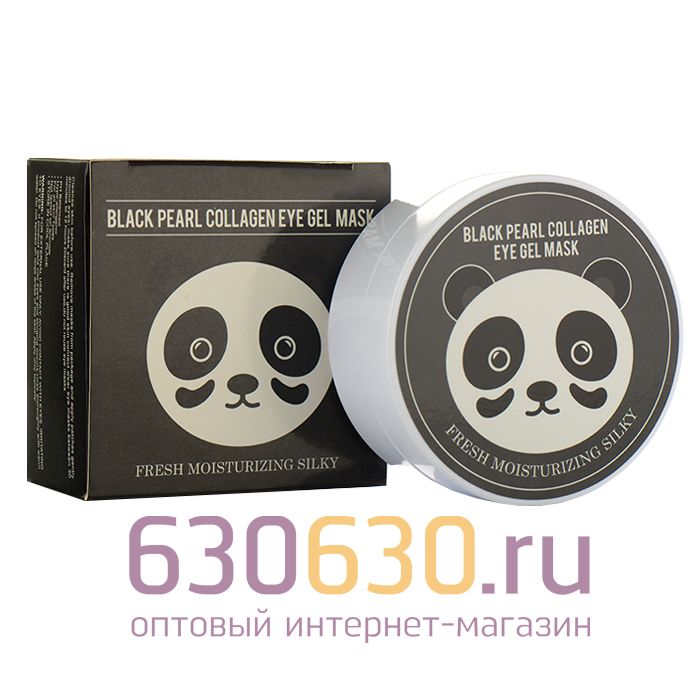 Гидрогелевые патчи для глаз Panda BLACK PEARL COLLAGENEYE GEL MASK 60шт