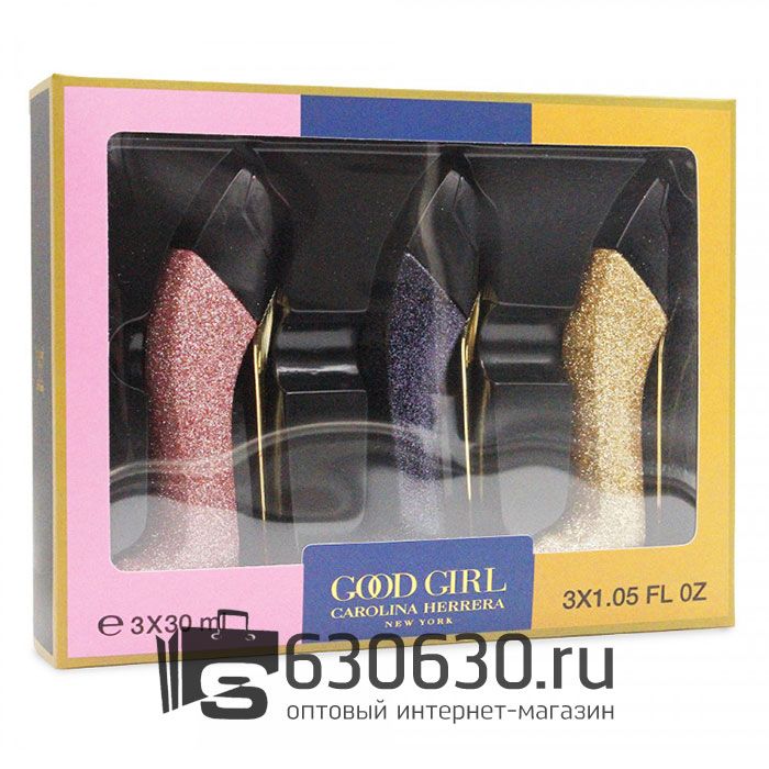 Подарочный парфюмерный набор Carolina Herrera "Good Girl" 3х30 ml