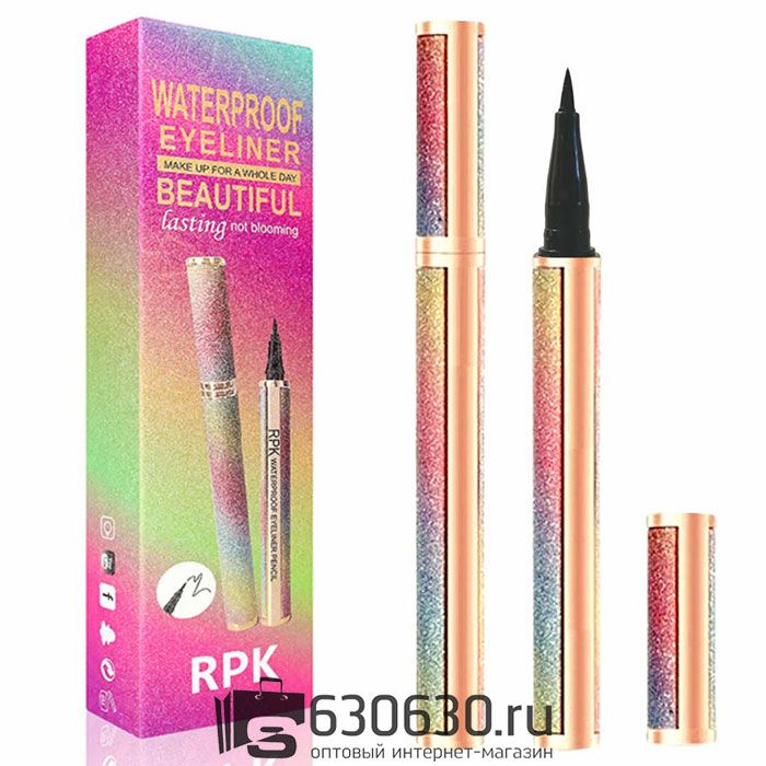 Водостойкая подводка-фломастер для глаз RPK "Waterproof Eyeliner Beautiful"