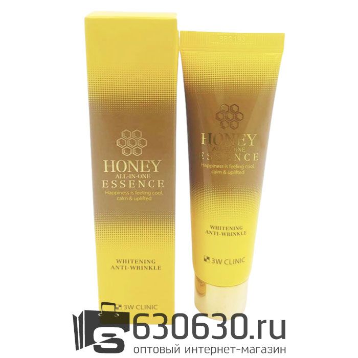 Эссенция для лица с экстрактом меда 3W Clinic "Honey All In One Essence" 60g