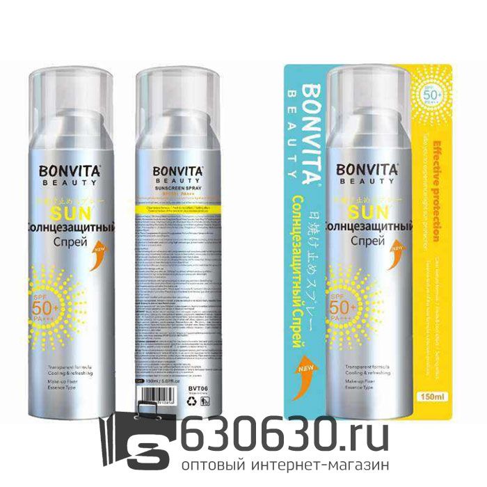 Cолнцезащитный спрей Bonvita Beauty SPF60+PA+++ 150 ml 1шт.