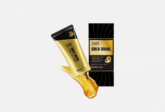 FarmStay 24K Маска-пленка "Gold Snail Peel Off Pack" 100g