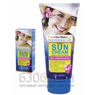 Солнцезащитный крем Fruit Of The Wokali Sun Cream SPF 60+ 130мл