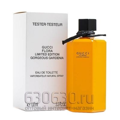 ТЕСТЕР Gucci "Gucci Flora Gorgeous Gardenia Limited  Edition (Yellow) edt" 100 ml