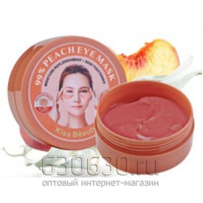 Гидрогелевые патчи для глаз с Персиком Kiss Beauty Peach 60шт