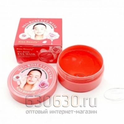 Гидрогелевые патчи для глаз 99% Rose EYE MASK Kiss Beauty 60шт