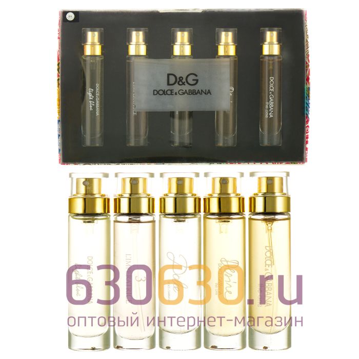 Подарочный набор  Dolce&Gabbana "D&G" 5*15 ml