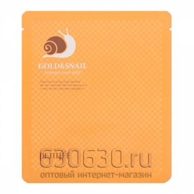 Гидрогелевая маска с золотом и муцином улитки  Petitfee Gold & Snail Hydrogel Mask Pack