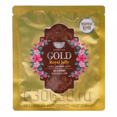 Гидрогелевая маска с маточным молочком  Koelf Hydro Gel Mask Pack Gold & Royal Jelly