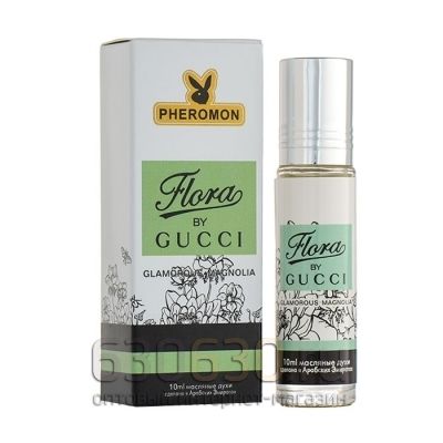 Масляные духи с феромонами Gucci "Flora by Gucci Glamorows Magnolia" 10 ml