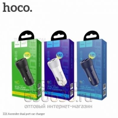 Автомобильное зарядное устройство Hoco Z21 (2USB) 