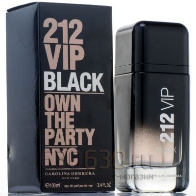 Carolina Herrera "212 VIP Black Own The Party NYC" for men 100ml