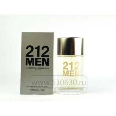 Carolina Herrera "212 Men" 100 ml (прозрачный флакон)