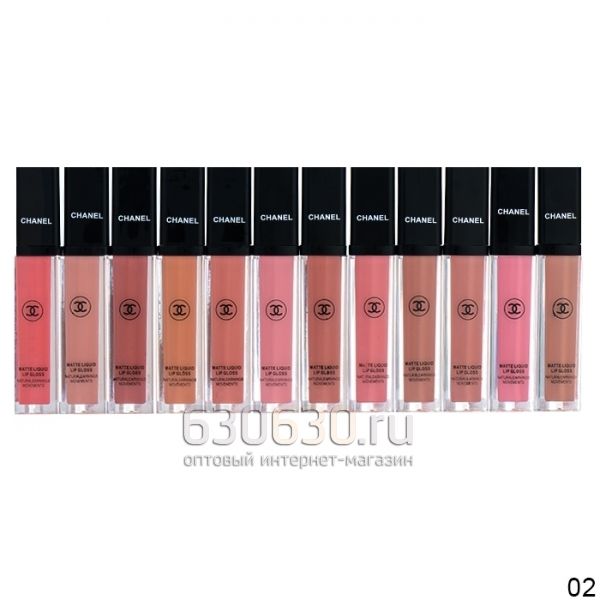 Блеск для губ Chanel "Matte Liquid Lip Gloss" 8 ml (С зеркалом)