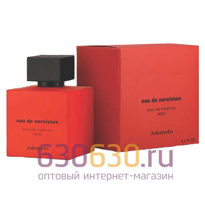 Восточно - Арабский парфюм Johnwin "Eau De Narcissus RED" 100 ml