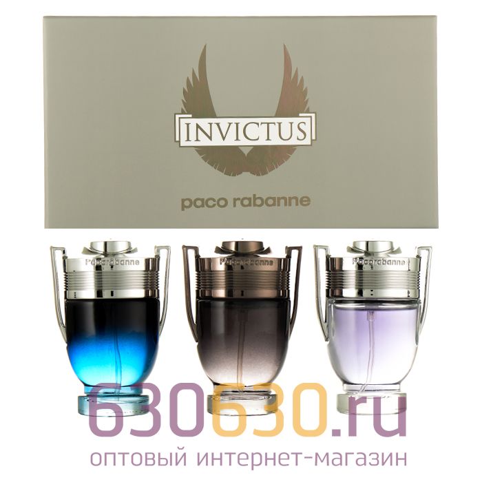 Парфюмерный набор Paco Rabanne "Invictus"  3*30ml