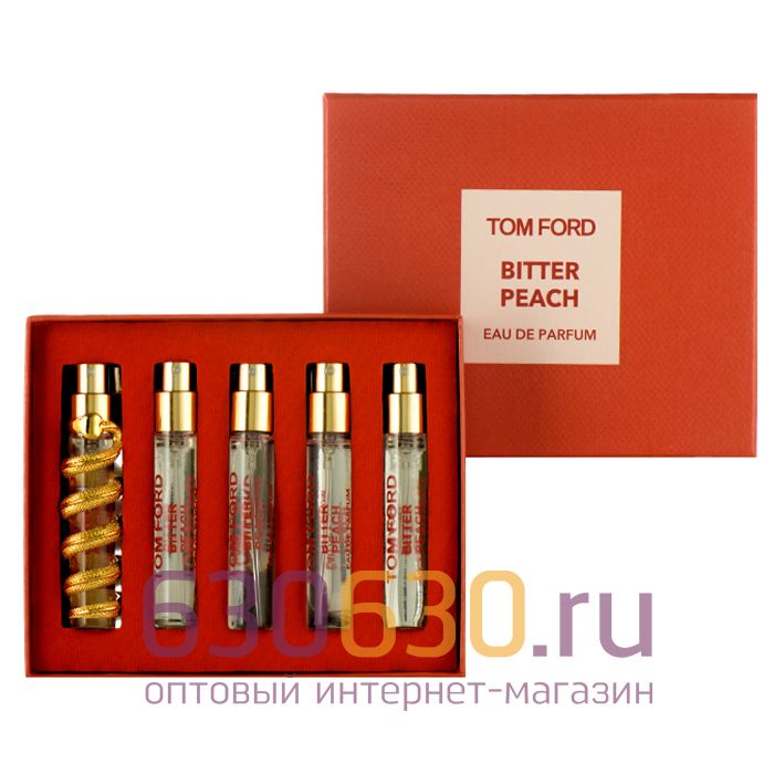 Парфюмерный набор Tom Ford "Bitter Peach Eau De Parfum" 5*12 ml (Змея)