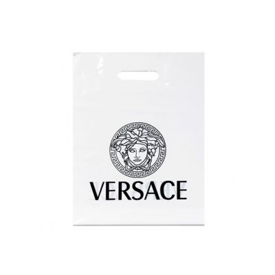 Полиэтиленовый  Белый Пакет "Versace" 40 х 30 см