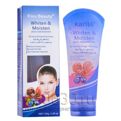 Скраб Kiss Beauty "Whiten & Moisten Dead-Skin Romover" 100 ml