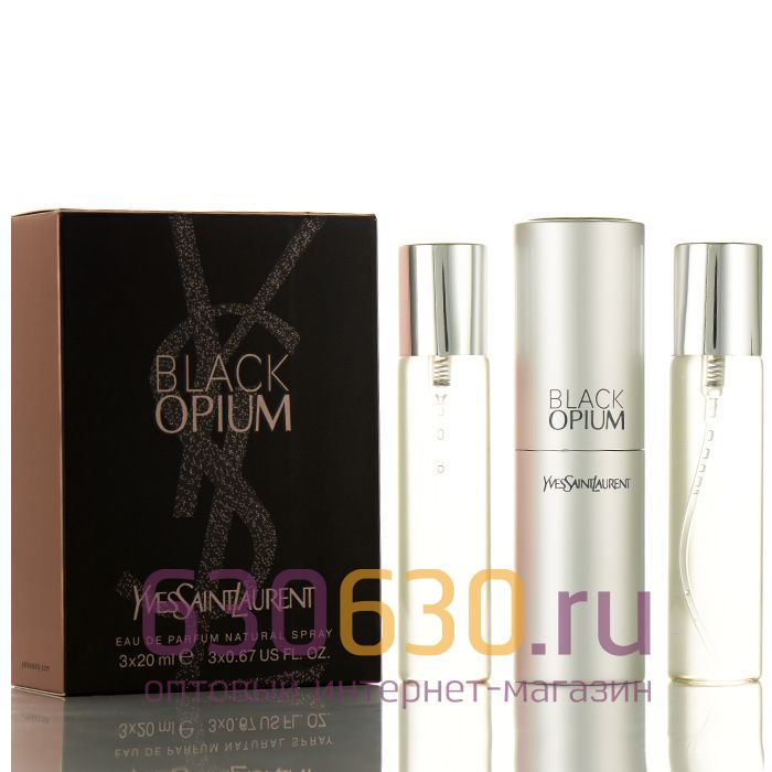 Yves Saint Laurent "Black Opium" 3 х 20 ml