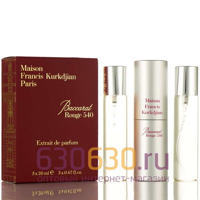 Maison Francis Kurkdjian "Baccarat Rouge 540" 3 х 20 ml