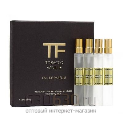 Подарочный набор Tom Fofd "Tabacco Vanille" 4 x 15 ml