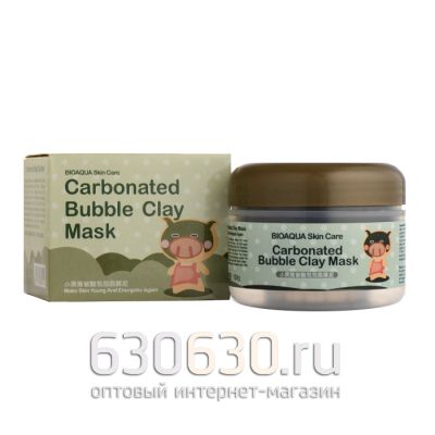 Пузырьковая маска для лица Bioaqua "Carbonated Bubble Clay Mask" 100g