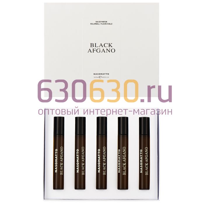 Парфюмерный набор Nasomatto "Black Afgano" 5*10 ml