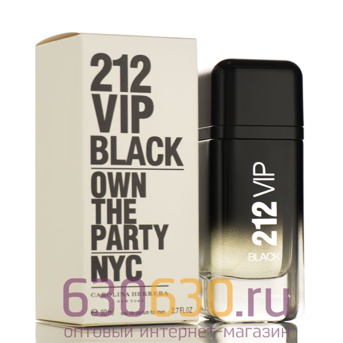 ТЕСТЕР Carolina Herrera "212 VIP Black Own The Party Nyc" (ОАЭ) 80 ml