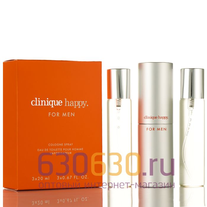 Clinique ''Happy. For Men'' 3 х 20 ml