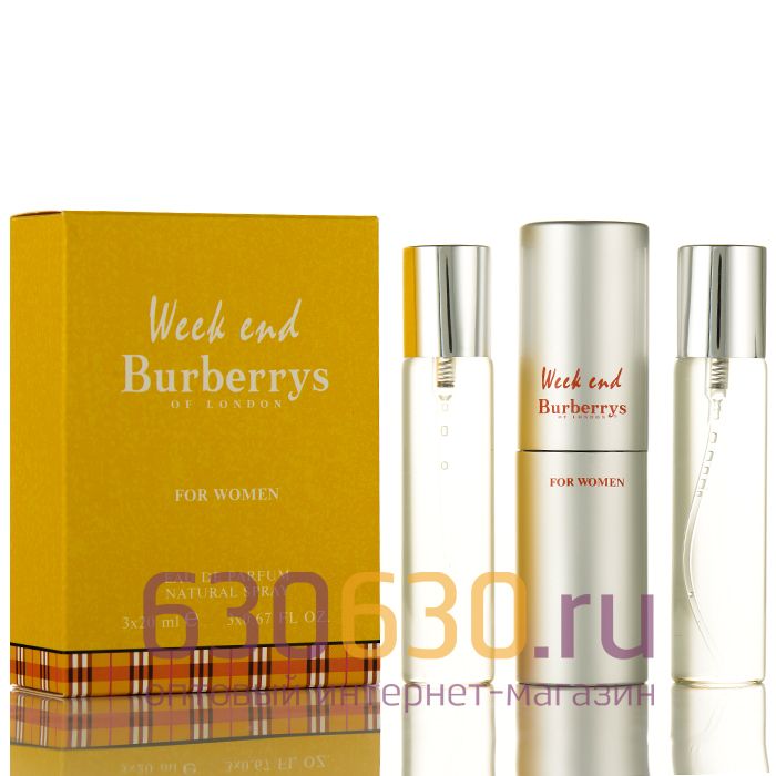 Burberry "Week end" 3 х 20 ml